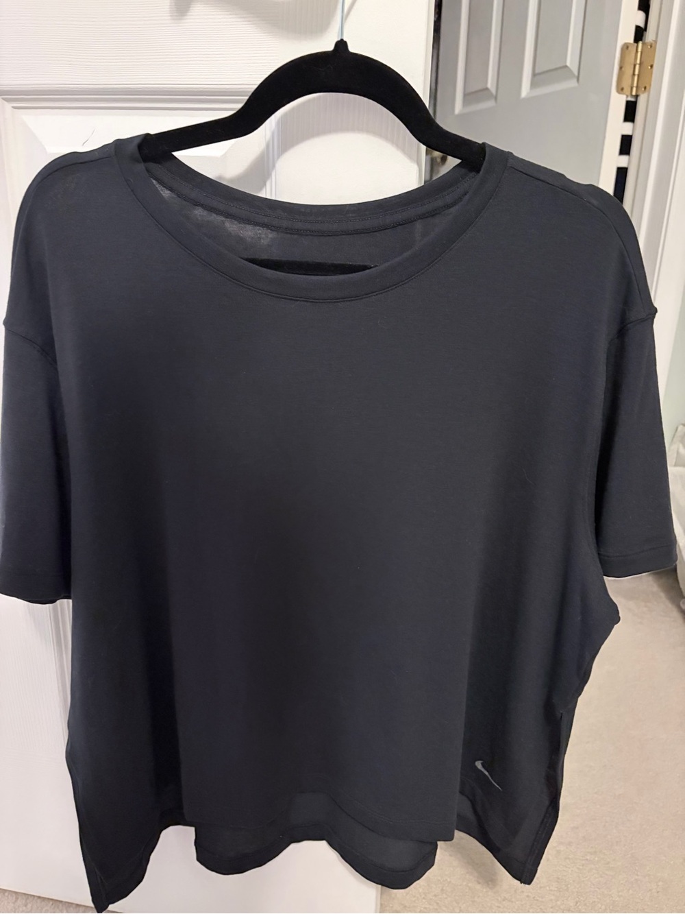 Nike Women's Cropped Boxy Tee - Black